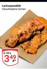 Aktuelle Fisch Angebote bei GLOBUS in Erlangen Aktuelles Lachsspezialität Angebot bei GLOBUS in Erlangen ab 3,49 €