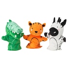 Kinderspielzeug im IKEA Prospekt Handpuppen-Set, 3-tlg. Krokodil Zebra/Tiger bunt von NATTHÄGER im aktuellen IKEA Prospekt für 12,99 €