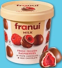 Framboises enrobées de chocolat blanc et chocolat au lait surgelées - Franui dans le catalogue Netto