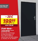 Bauelemente im toom Baumarkt Prospekt Stahl-Mehrzwecktür im aktuellen toom Baumarkt Prospekt für 199,99 €