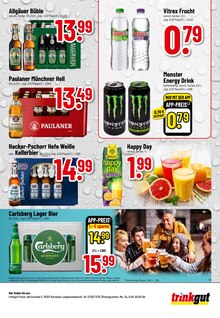 Energydrink im aktuellen Trinkgut Prospekt (Ettlingen) Energydrink im Trinkgut Prospekt "Aktuelle Angebote" mit 8 Seiten (Ettlingen)