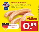 Netto Marken-Discount Stockheim - Wiener Würstchen Angebot im Prospekt Wiener Würstchen bei Netto Marken-Discount im Stockheim Prospekt für 0,89 €