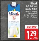 H-Milch im Angebot bei E center in Ahlen H-Milch Angebote von MinusL bei E center Ahlen für 1,29 €