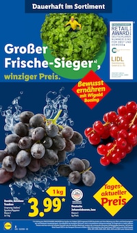 Weintrauben im Lidl Prospekt "LIDL LOHNT SICH" mit 69 Seiten (Dresden)