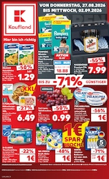 Supermarkt Prospekt von Kaufland in Lauter Aktueller Kaufland Supermarkt Prospekt für Lauter: Hier bin ich richtig mit 60} Seiten, 27.08.2026 - 02.09.2026