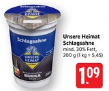 Aktuelles Schlagsahne Angebot bei EDEKA in Heilbronn ab 1,09 €