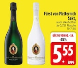Sekt von Fürst von Metternich im aktuellen EDEKA Prospekt für 5,55 €