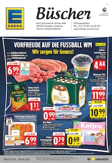 EDEKA Prospekt der Woche "Aktuelle Angebote" Seite 1, 01.06.2026 bis 06.06.2026 für Oberhausen Aktueller EDEKA Prospekt "Aktuelle Angebote" Seite 1 von 26 Seiten für Oberhausen