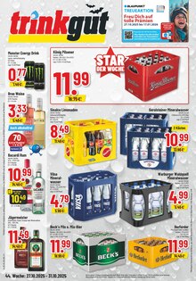 Bier im aktuellen Trinkgut Prospekt (Garbsen) Bier im Trinkgut Prospekt "Aktuelle Angebote" mit 6 Seiten (Garbsen)