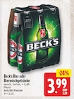 Beck's Bier Angebote bei nah und gut Minden für 3,99 €
