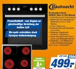 Einbauherdset HEKO Star 5 EX Black Angebote von Bauknecht bei HEM expert Singen für 499,00 €