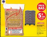 Sac de granulés de bois 15kg - FLAMINO - Hyper U à Périgueux Sac de granulés de bois 15kg - FLAMINO en promo chez Hyper U Périgueux à 5,39 €