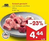 Aktuelle Gulasch Angebote bei Netto Marken-Discount in Chemnitz Aktuelles Gulasch gemischt Angebot bei Netto Marken-Discount in Chemnitz ab 4,44 €
