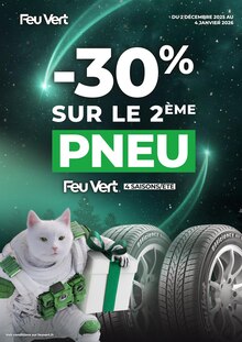 Catalogue Feu Vert de la semaine "-30% SUR LE 2ÈME PNEU" avec 1 page, valide du 02/12/2025 au 04/01/2026 pour L'Haÿ-les-Roses et alentours Prospectus Feu Vert de la semaine "-30% SUR LE 2ÈME PNEU" avec 1 page, valide du 02/12/2025 au 04/01/2026 pour L'Haÿ-les-Roses et alentours
