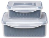 Frischhaltedosen-Set rechteckige Form oder 2er-Set quadratische Form von HEDURA im aktuellen Penny Prospekt für 7,99 €