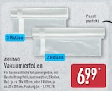 Vakuumierfolien im Angebot bei ALDI Nord in Braunschweig Vakuumierfolien Angebote von Ambiano bei ALDI Nord Braunschweig für 6,99 €