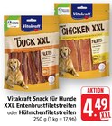Entenbrustfiletstreifen im Angebot bei E center in Freiburg Entenbrustfiletstreifen Angebote von Vitakraft bei E center Freiburg für 4,49 €