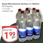 Mineralwasser Spritzig im Angebot bei GLOBUS in Erlangen Mineralwasser Spritzig Angebote von Alasia bei GLOBUS Erlangen für 1,99 €