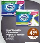 Wisch&Weg Küchentücher Original im V-Markt Prospekt Wisch&Weg Küchentücher Original von Zewa im aktuellen V-Markt Prospekt für 4,44 €