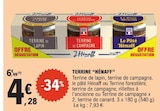 Terrine de lapin, terrine de campagne, le pâté Hénaff ou Terrine forestière - HÉNAFF - E.Leclerc à Le Havre Terrine de lapin, terrine de campagne, le pâté Hénaff ou Terrine forestière - HÉNAFF en promo chez E.Leclerc Le Havre à 4,28 €