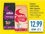 Caffè Crema oder Espresso Angebote von Lavazza bei diska Freital für 12,99 €