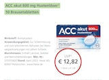 ACC akut 600 mg Hustenlöser von Hexal im aktuellen LINDA Partnerapotheke Prospekt für 12,82 €