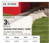 Bordure pavé droite "seine" en promo chez E.Leclerc Bordure pavé droite "seine" dans le catalogue E.Leclerc