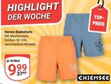 Herren-Badeshorts Angebote von Chiemsee bei GLOBUS Rostock für 9,99 €