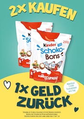 Aktueller kinder Schoko-Bons Weitere Geschäfte Prospekt in Treffelstein und Umgebung, "2x kaufen 1x Geld zurück" mit 1 Seite, 02.06.2025 - 29.06.2025