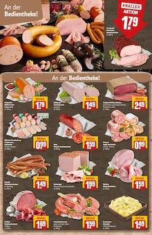 Wurst im aktuellen REWE Prospekt (Lübeck) Wurst im REWE Prospekt "Dein Markt" mit 32 Seiten (Lübeck)