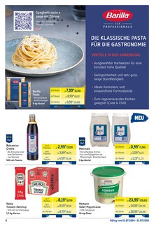 Barilla im aktuellen METRO Prospekt (Mannheim) Barilla im METRO Prospekt "MonatsmenĂĽ Juli" mit 25 Seiten (Mannheim)