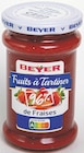 Fruits à tartiner 96% de fraises - Beyer dans le catalogue Intermarché