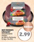 Leberpaté von BEST MOMENTS für 2,99 € bei Penny-Markt im Angebot Leberpaté von BEST MOMENTS im aktuellen Penny-Markt Prospekt