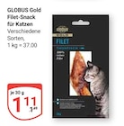 Aktuelles Filet-Snack für Katzen Angebot bei GLOBUS in Siegen (Universitätsstadt) ab 1,11 €