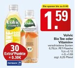 Bio Tee oder Vitamin+ Angebote von Volvic bei WEZ Minden für 1,59 €