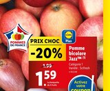 Promo Pomme bicolore JazzTM(1) à 1,59 € dans le catalogue Lidl à Rentilly