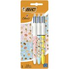 3 stylos bille 4 couleurs Kawai en promo chez Carrefour Market 3 stylos bille 4 couleurs Kawai dans le catalogue Carrefour Market