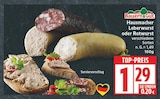 Hausmacher Leberwurst von Bauern Gut für 1,29 € bei EDEKA im Angebot Hausmacher Leberwurst von Bauern Gut im aktuellen EDEKA Prospekt