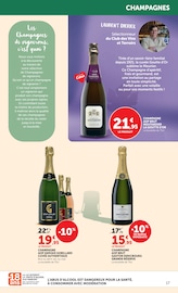 Champagne en promo dans le catalogue U Express à la page 17