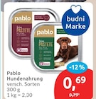 Feine Pastete mit Rind und Leber von Pablo für 0,69 € bei budni im Angebot Feine Pastete mit Rind und Leber von Pablo im aktuellen budni Prospekt