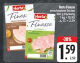 Finesse Hähnchenbrust mit Honig von Herta für 1,59 € bei EDEKA im Angebot Finesse Hähnchenbrust mit Honig von Herta im aktuellen EDEKA Prospekt