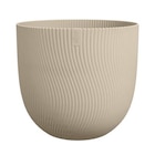 Pot en polypropylène beige champignon Elho Sereh Round - diamètre 29,5 x 25,3 cm - ELHO - Botanic Pot en polypropylène beige champignon Elho Sereh Round - diamètre 29,5 x 25,3 cm - ELHO à 19,99 € dans le catalogue Botanic