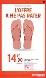 Chaussures en promo dans le catalogue Intermarché Express à la page 15