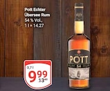 Pott Echter Übersee Rum Angebote von POTT bei GLOBUS Pirmasens für 9,99 €
