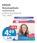 Nasenspülsalz multimineral von EMSAN im aktuellen V-Markt Prospekt für 4,49 €