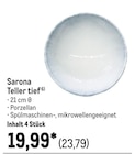 Teller tief Angebote von Sarona bei METRO Goslar für 23,79 €