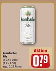 Pils im Angebot bei REWE in Rehlingen-Siersburg Pils Angebote von Krombacher bei REWE Rehlingen-Siersburg für 0,79 €