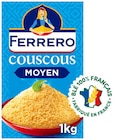 COUSCOUS MOYEN - FERRERO en promo à 2,34 € chez Netto COUSCOUS MOYEN - FERRERO dans le catalogue Netto
