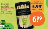 Aktuelle Spargel Angebote bei tegut in Nürnberg Aktuelles Spargel geschält Angebot bei tegut in Nürnberg ab 5,99 €