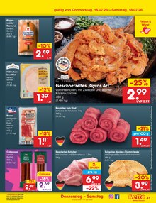 Steak im aktuellen Netto Marken-Discount Prospekt (Rostock) Steak im Netto Marken-Discount Prospekt "Aktuelle Angebote" mit 68 Seiten (Rostock)